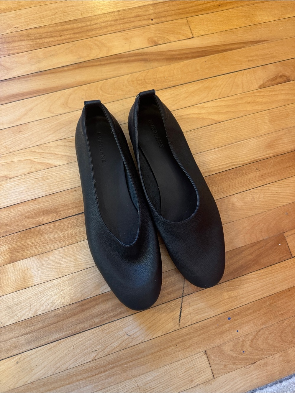 Everlane The Day Glove Italian Leather Black Flats